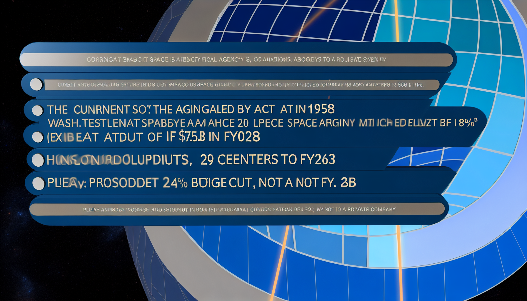 NASA agency, not a company: 1958 law and $75.6B impact—definitive view