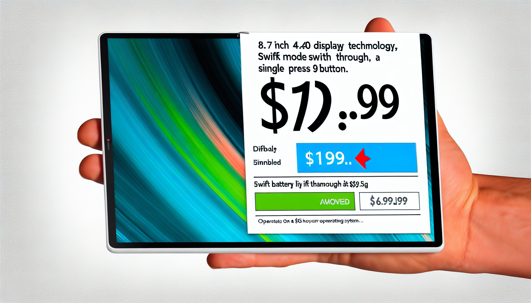 TCL NxtPaper Tab 8: $199 8.7-inch 5G, powerful 16-hour reading